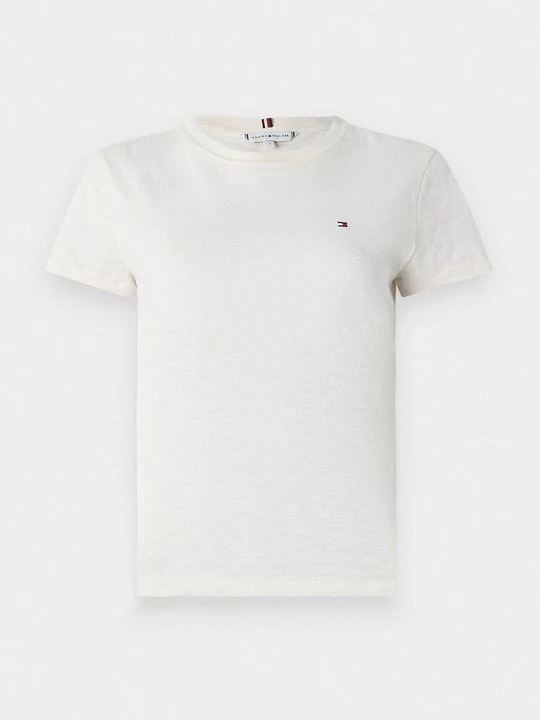 Zdjęcie produktu T-shirt basic Tommy Hilfiger mleczny