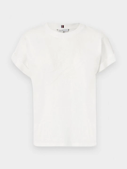 Zdjęcie produktu T-shirt basic Tommy Hilfiger mleczny