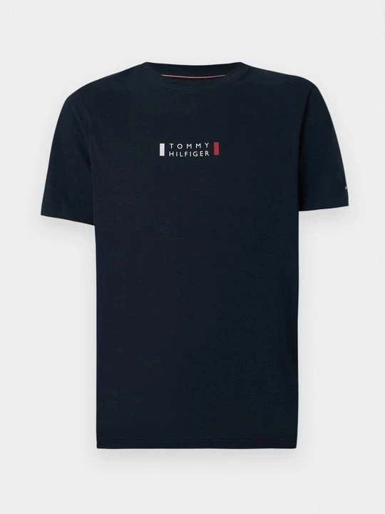 Zdjęcie produktu T-shirt basic Tommy Hilfiger granatowy