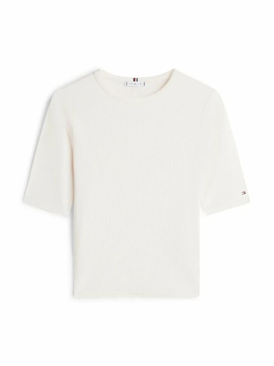 Zdjęcie produktu T-shirt z nadrukiem Tommy Hilfiger beżowy