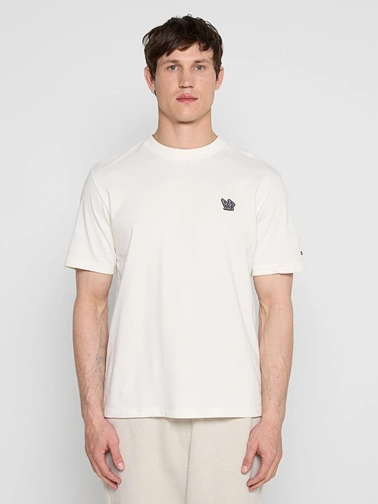 Zdjęcie produktu T-shirt basic Tommy Hilfiger mleczny