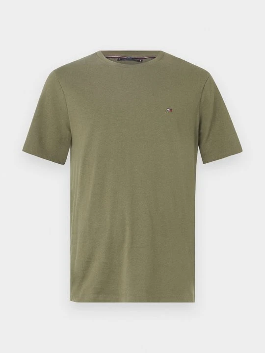 Zdjęcie produktu T-shirt basic Tommy Hilfiger ciemnozielony