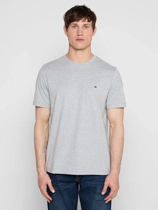 Zdjęcie produktu T-shirt basic Tommy Hilfiger jasnoszary