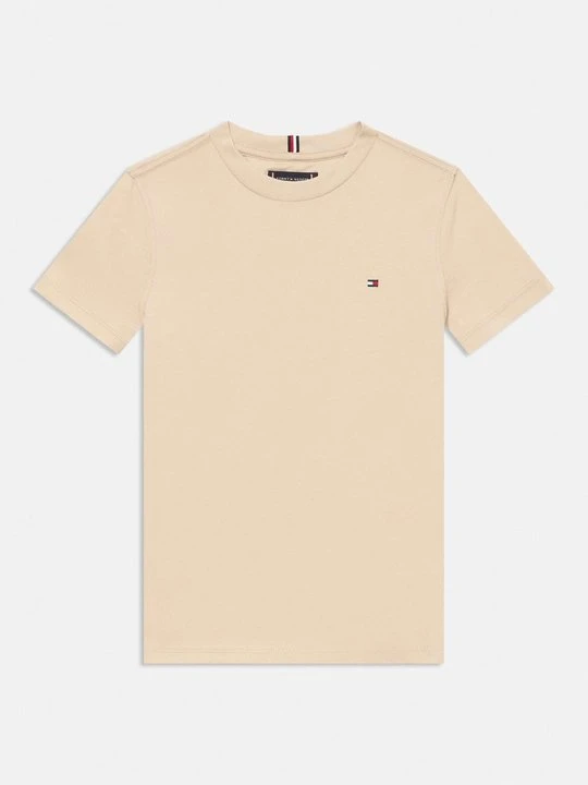 Zdjęcie produktu T-shirt basic Tommy Hilfiger beżowy