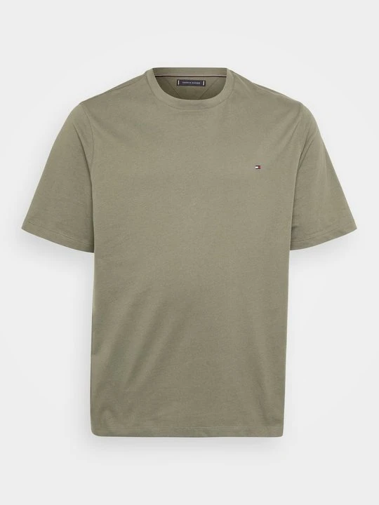 Zdjęcie produktu T-shirt basic Tommy Hilfiger ciemnozielony