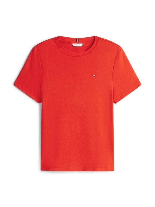 Zdjęcie produktu T-shirt basic Tommy Hilfiger czerwony