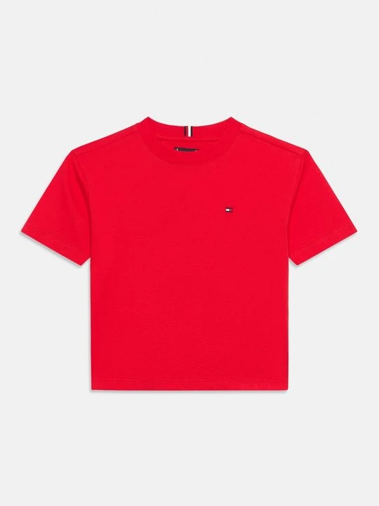 Zdjęcie produktu T-shirt basic Tommy Hilfiger czerwony
