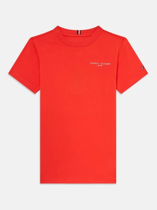 Zdjęcie produktu T-shirt basic Tommy Hilfiger czerwony