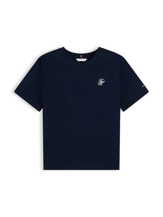 Zdjęcie produktu T-shirt basic Tommy Hilfiger granatowy