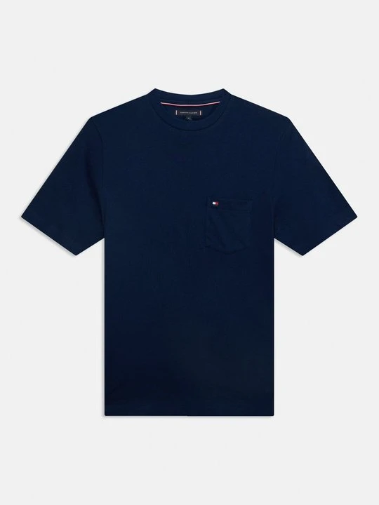 Zdjęcie produktu T-shirt basic Tommy Hilfiger granatowy