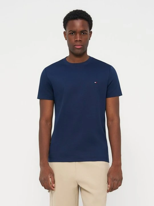 Zdjęcie produktu T-shirt basic Tommy Hilfiger granatowy