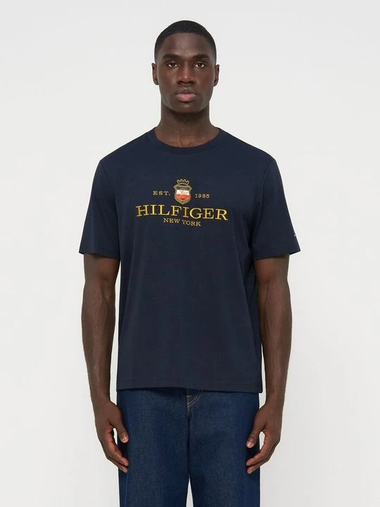 Zdjęcie produktu T-shirt basic Tommy Hilfiger granatowy