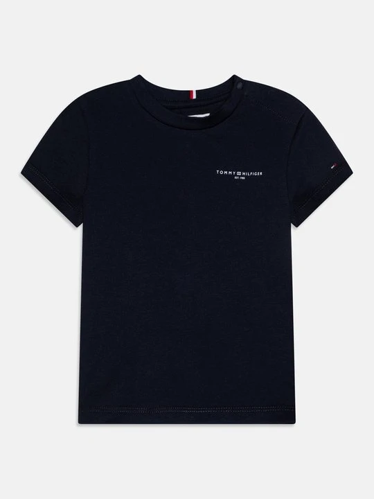 Zdjęcie produktu T-shirt basic Tommy Hilfiger granatowy