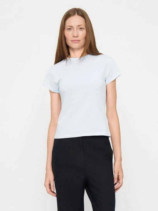 Zdjęcie produktu T-shirt basic Tommy Hilfiger jasnoniebieski