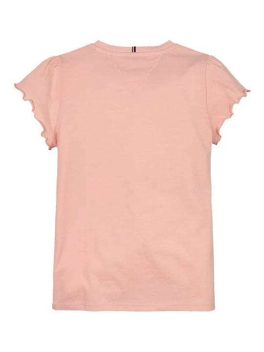 Zdjęcie produktu T-shirt basic Tommy Hilfiger jasnoróżowy