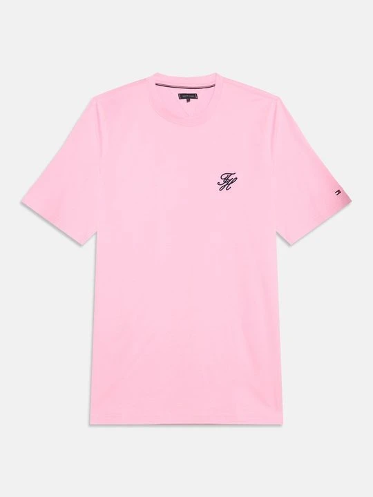 Zdjęcie produktu T-shirt basic Tommy Hilfiger jasnoróżowy