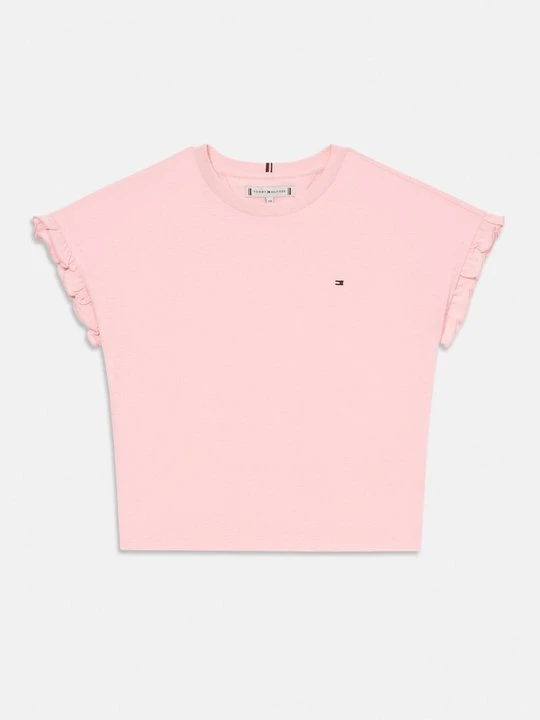 Zdjęcie produktu T-shirt basic Tommy Hilfiger jasnoróżowy
