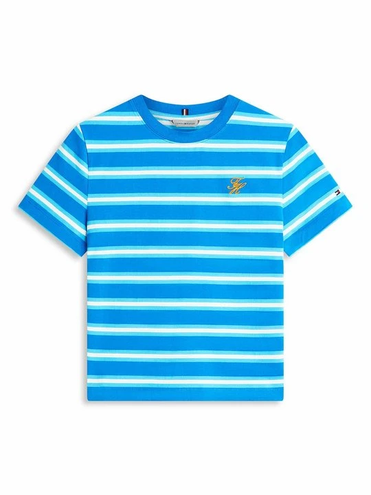 Zdjęcie produktu T-shirt basic Tommy Hilfiger niebieski
