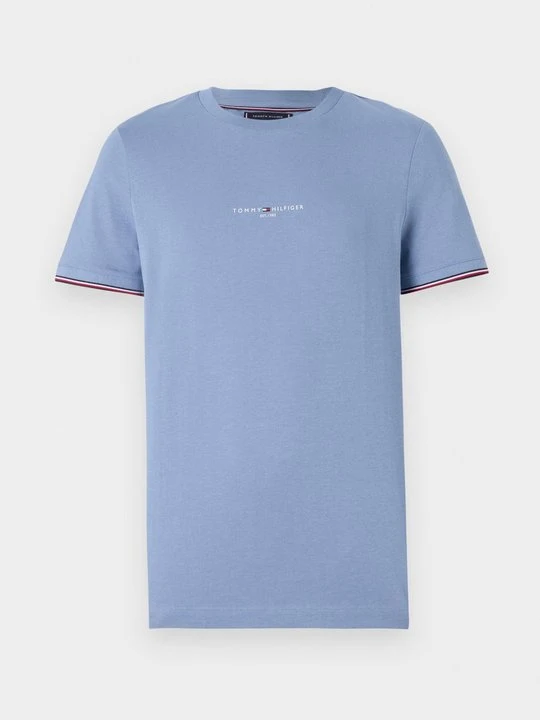 Zdjęcie produktu T-shirt basic Tommy Hilfiger niebieski