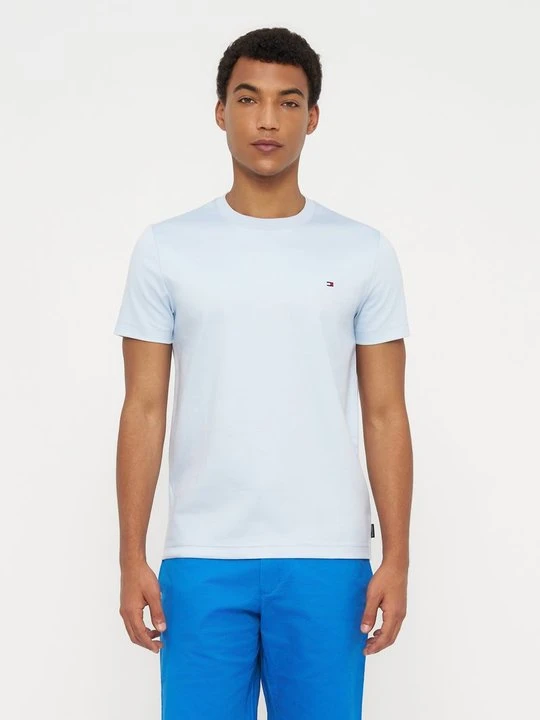 Zdjęcie produktu T-shirt basic Tommy Hilfiger niebieski