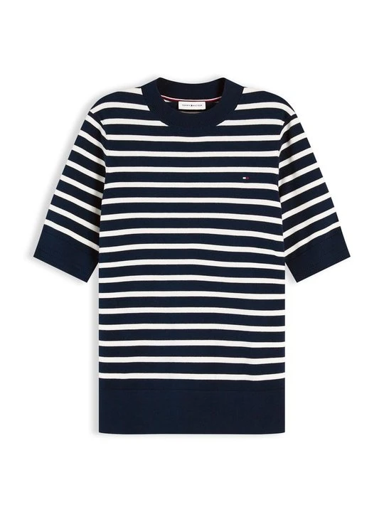 Zdjęcie produktu T-shirt basic Tommy Hilfiger niebieski