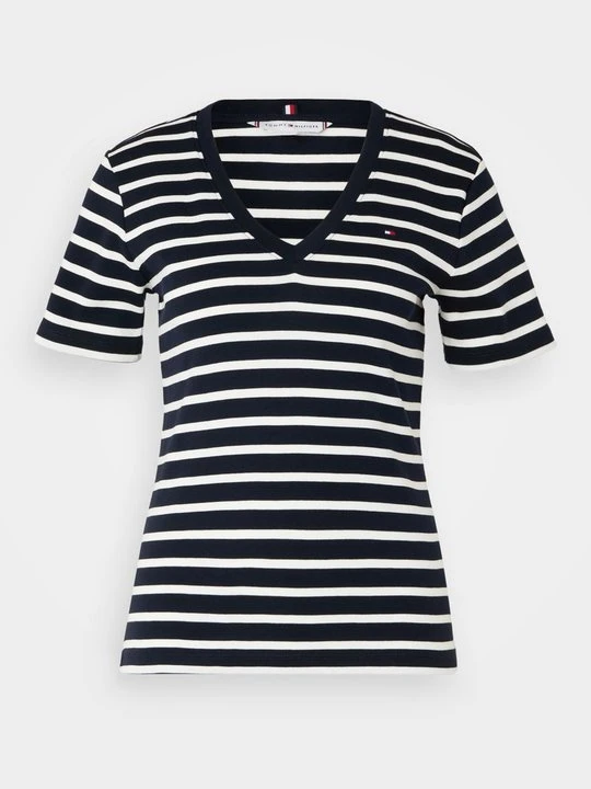 Zdjęcie produktu T-shirt basic Tommy Hilfiger niebieski