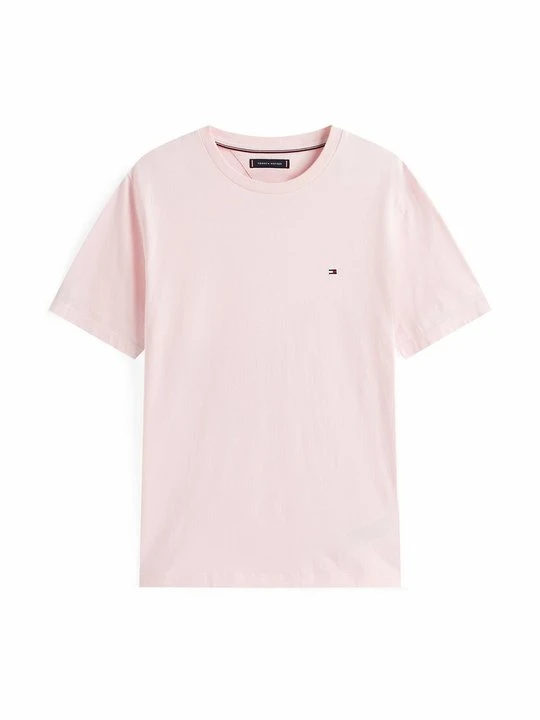 Zdjęcie produktu T-shirt basic Tommy Hilfiger różowy