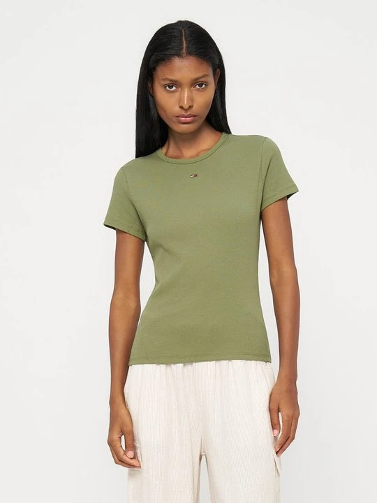 Zdjęcie produktu T-shirt basic Tommy Hilfiger zielony