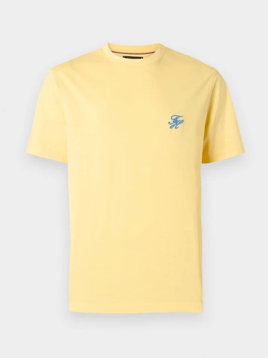 Zdjęcie produktu T-shirt basic Tommy Hilfiger żółty