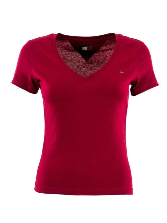 Zdjęcie produktu T-shirt basic Tommy Jeans czerwony