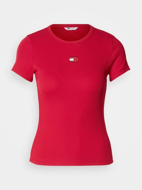 Zdjęcie produktu T-shirt basic Tommy Jeans czerwony