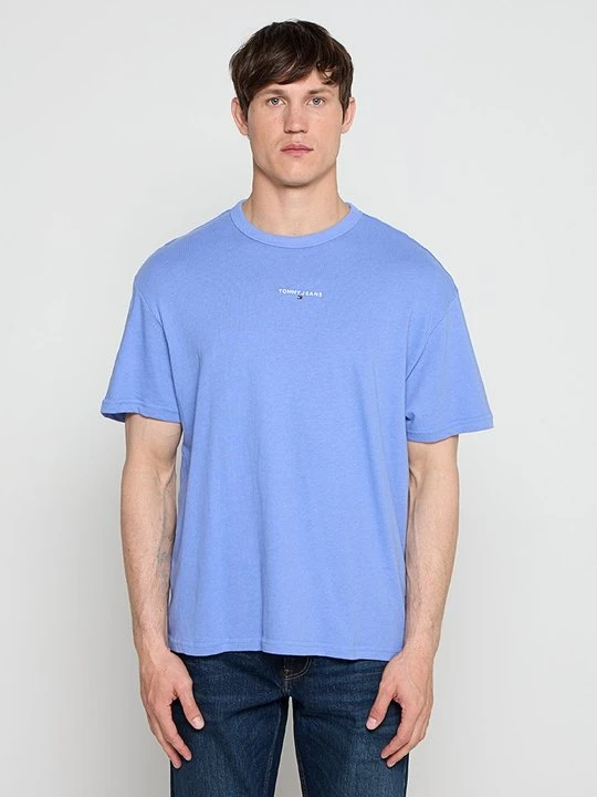Zdjęcie produktu T-shirt basic Tommy Jeans niebieski