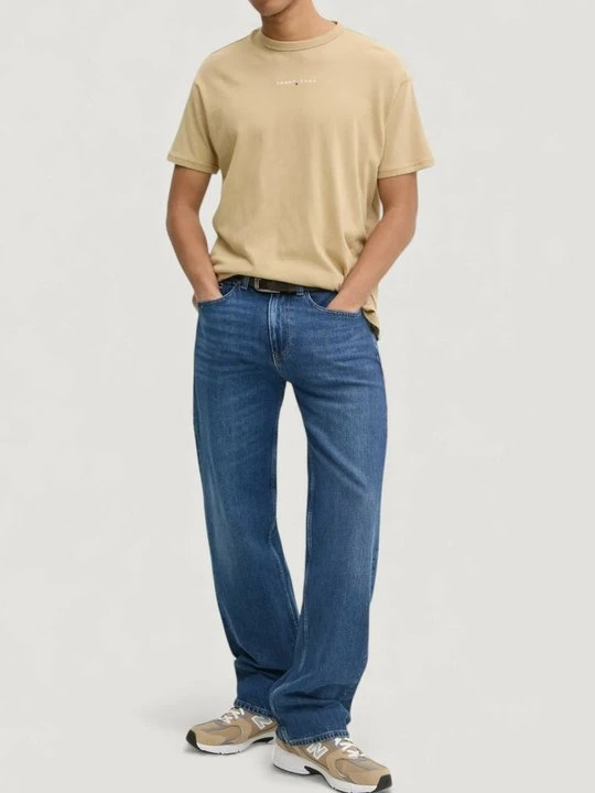 Zdjęcie produktu T-shirt basic Tommy Jeans beżowy