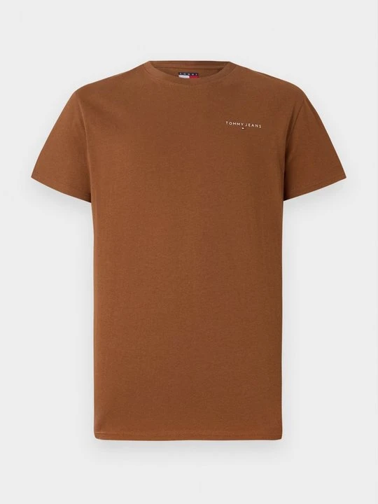Zdjęcie produktu T-shirt basic Tommy Jeans brązowy