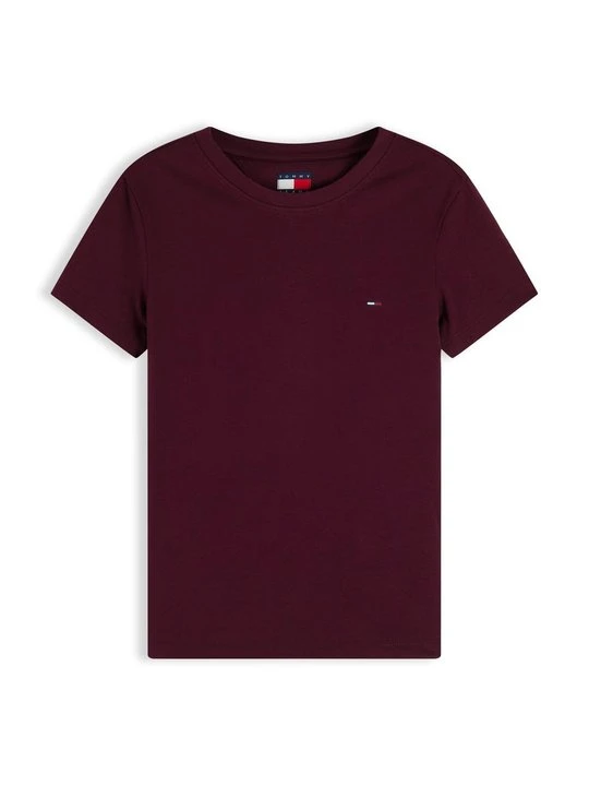 Zdjęcie produktu T-shirt basic Tommy Jeans bordowy