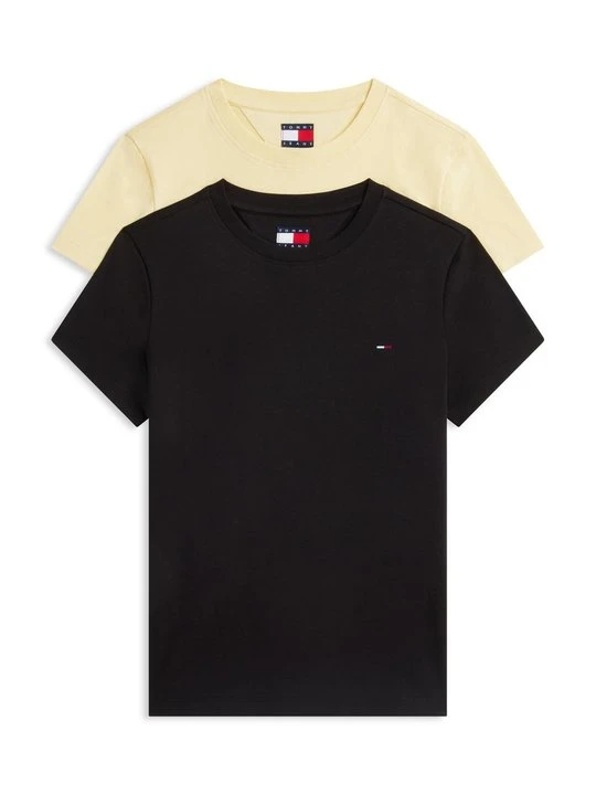 Zdjęcie produktu T-shirt basic Tommy Jeans bordowy