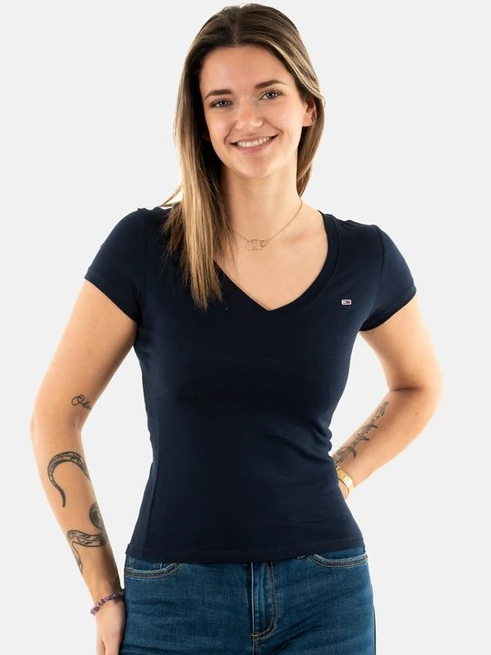 Zdjęcie produktu T-shirt basic Tommy Jeans granatowy