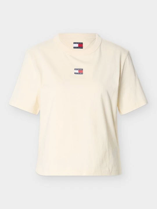 Zdjęcie produktu T-shirt basic Tommy Jeans jasnożółty