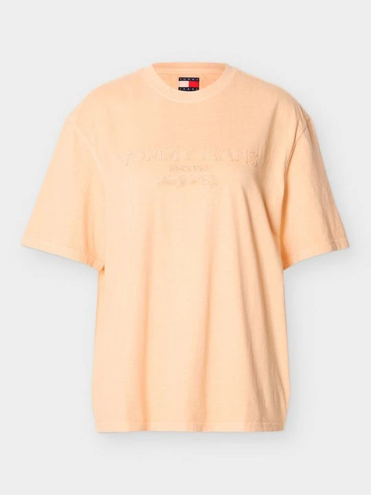 Zdjęcie produktu T-shirt basic Tommy Jeans pomarańczowy