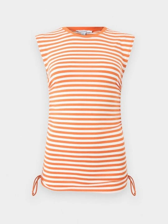 Zdjęcie produktu T-shirt basic Topshop pomarańczowy