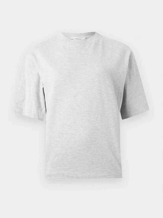 Zdjęcie produktu T-shirt basic Topshop jasnoszary melanż