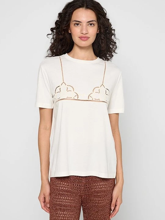 Zdjęcie produktu T-shirt basic TWINSET biały