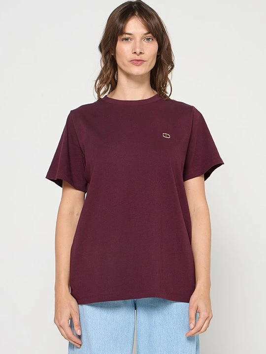 Zdjęcie produktu T-shirt basic TWINSET bordowy