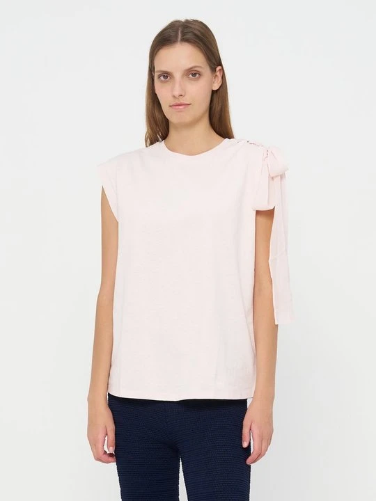 Zdjęcie produktu T-shirt basic TWINSET morelowy