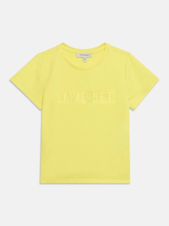 Zdjęcie produktu T-shirt basic TWINSET żółty