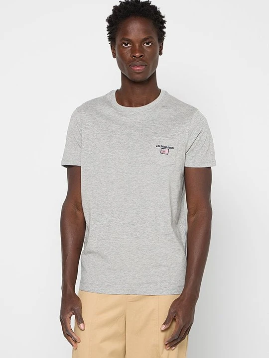Zdjęcie produktu T-shirt basic U.S. POLO ASSN. jasnoszary