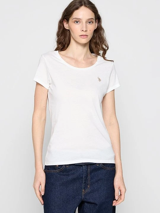 Zdjęcie produktu T-shirt basic U.S. POLO ASSN. mleczny