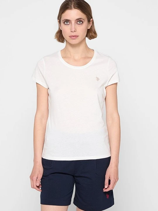 Zdjęcie produktu T-shirt basic U.S. POLO ASSN. mleczny