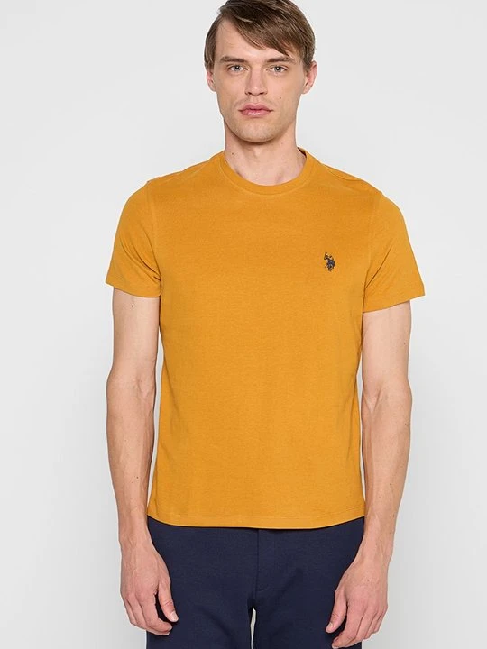Zdjęcie produktu T-shirt basic U.S. POLO ASSN. musztardowy