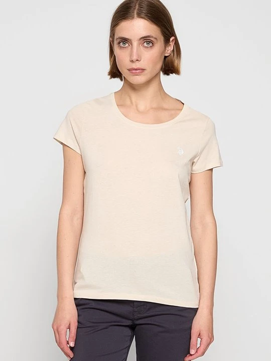 Zdjęcie produktu T-shirt basic U.S. POLO ASSN. beżowy